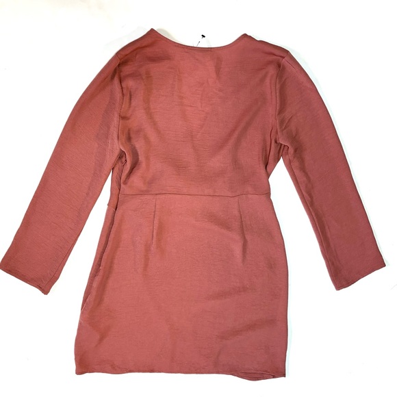 NWT Topshop Tortoise Ring Wrap Dress 10 - Picture 12 of 13